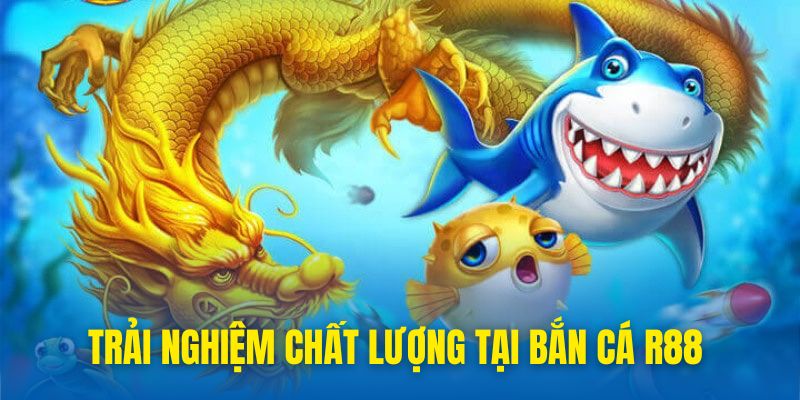 Không gian trải nghiệm chất lượng cao tại sảnh bắn cá R88 